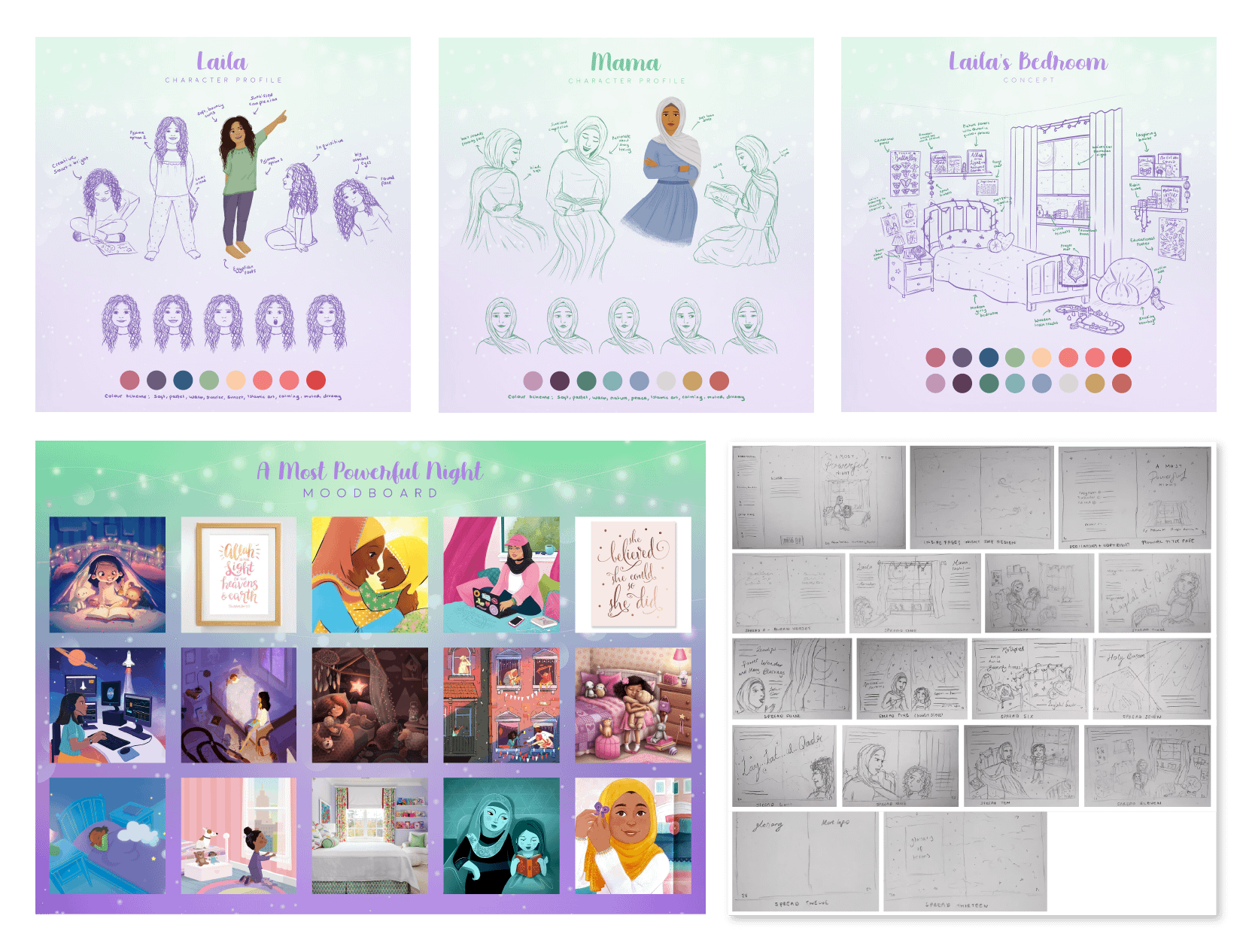 souqustudio-the-most-powerful-night-character-design-storyboarding-page-layout The Most Powerful Night character design, storyboarding, and page layout by Souqustudio