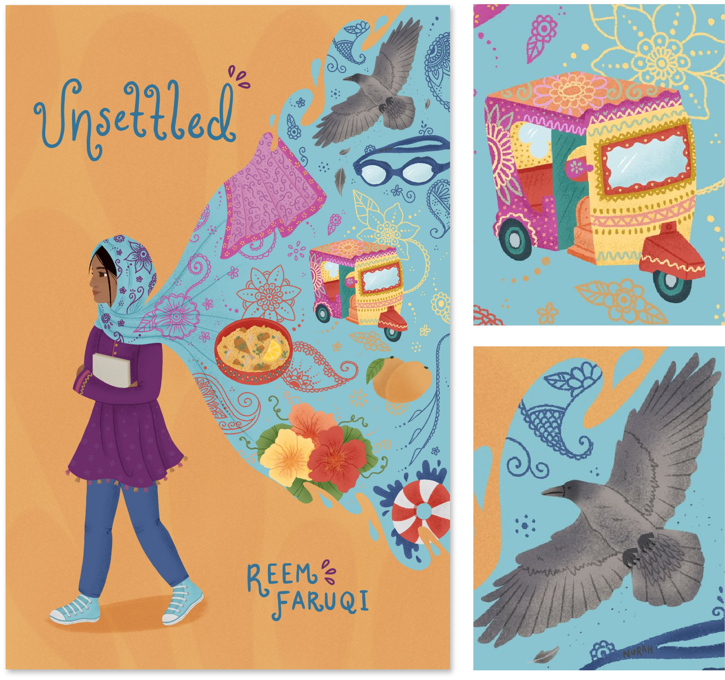 The Most Powerful Night character design, storyboarding, and page layout by Souqustudio