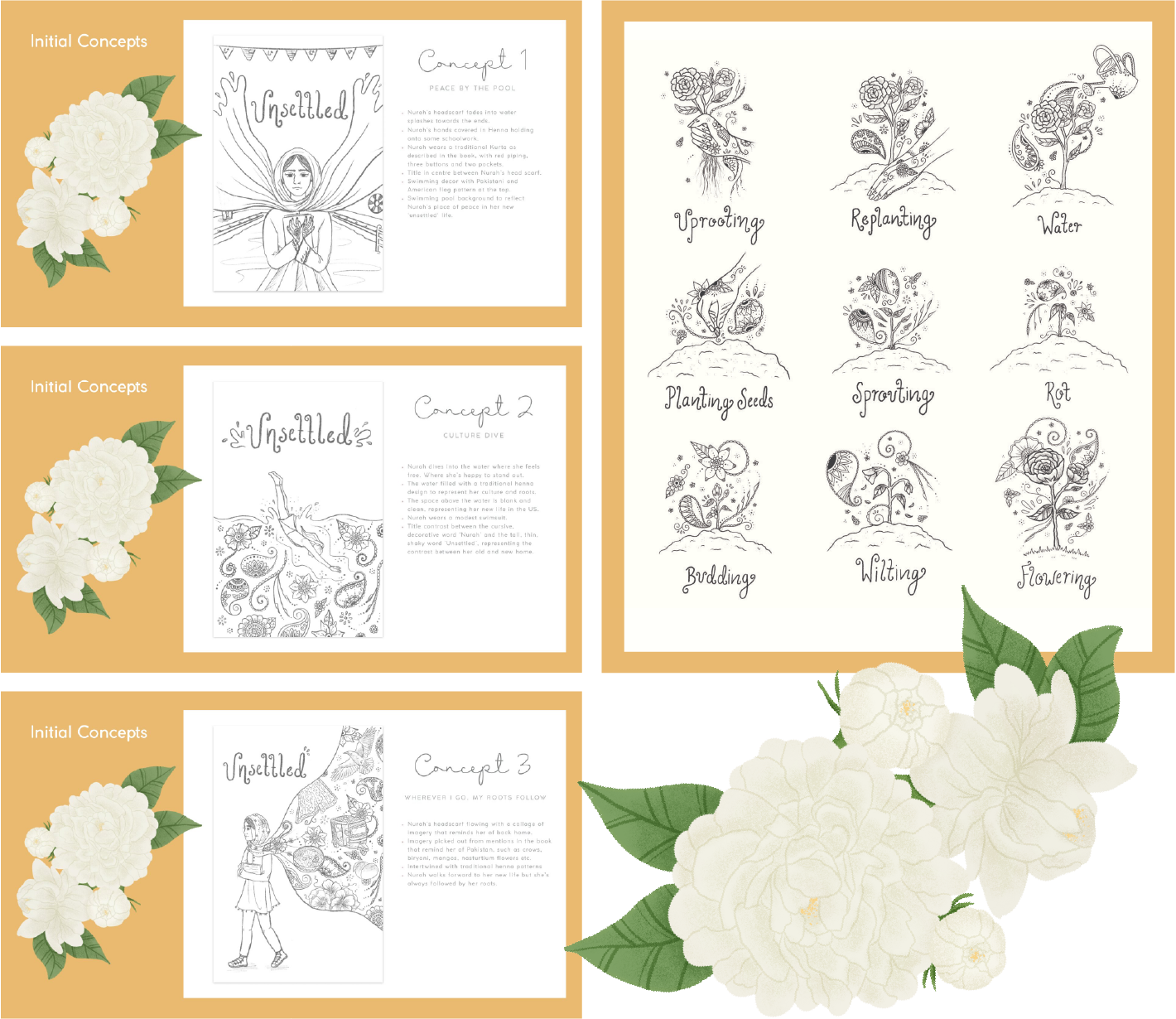 The Most Powerful Night character design, storyboarding, and page layout by Souqustudio