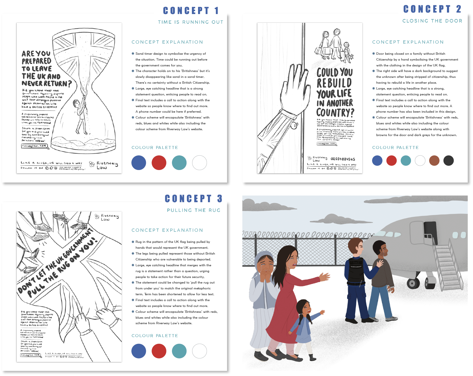 PicCollage illustration, pattern design, and hand lettering by Souqustudio